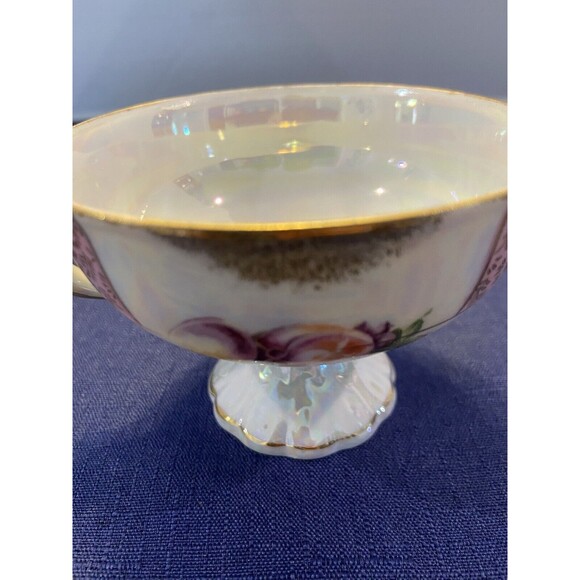 Vintage Japanese Fruit Themed Tea Cup and Saucer - Picture 10 of 10